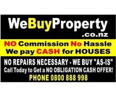 We Buy Houses As Is Where Is - NZ Wide