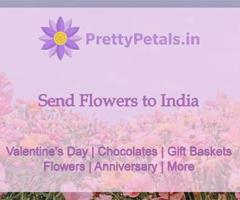 Send Flowers to India - Online Delivery at PrettyPetals.in