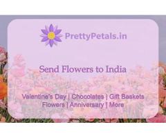 Send Flowers to India - Online Delivery at PrettyPetals.in