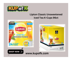Sip into Satisfaction with Lipton Iced Tea K-Cup Pods | Order Online for Instant Gratification!
