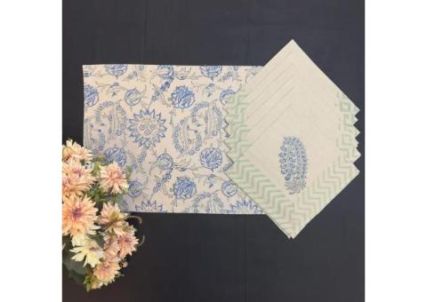 Dine in Style with Table Mat and Napkin Set in India