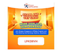 Come join the Shopee Affiliate Program and earn commissions with me!!!