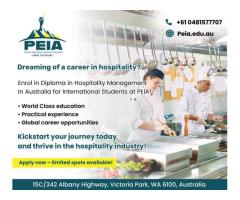 Advance Your Career with Hospitality Management Courses in Australia at PEIA