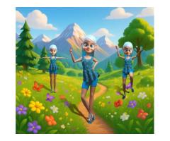High-Quality Anime Character 3D Model for Creative Projects.