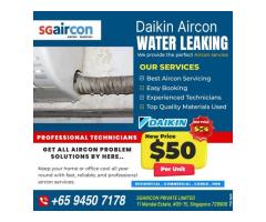 Daikin aircon water leaking