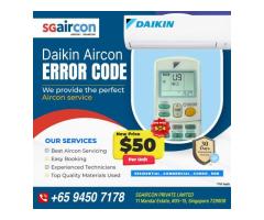 Daikin aircon error code