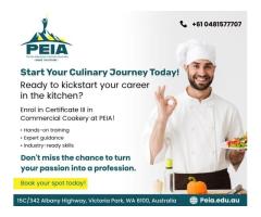 Unlock Certificate IV in Kitchen Management Perth at PEIA