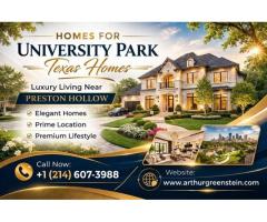 Homes for Sale University Park Texas Homes | Luxury Living with Arthur Greenstein