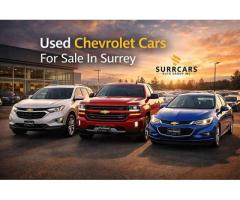 Top Quality Used Chevrolet Cars For Sale In Surrey