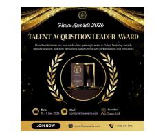 Talent Acquisition Leader award: Recognizing Excellence Across HR, Media, and Technology