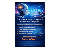 Custom AI and ML Development Services for Startups & Enterprises