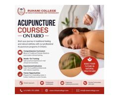 Acupuncture Courses Ontario