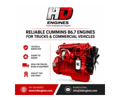 Reliable Cummins B6.7 Engines for Trucks & Commercial Vehicles