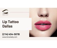 Lip tattoo Dallas