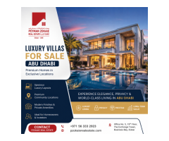 Luxury Villas for Sale Abu Dhabi | Premium Homes in Exclusive Locations