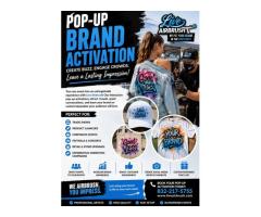 Pop-Up Brand Activation Services | Interactive Event Marketing by Live Airbrush