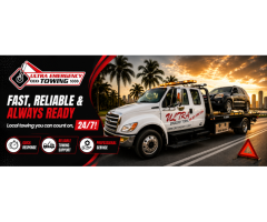 Professional Commercial Truck Towing Florida Available 24/7