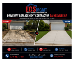 Driveway Replacement Contractor Gainesville GA