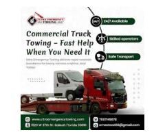 24/7 Commercial Truck Towing Solutions in Florida