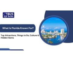 Book a Florida Charter Bus for Comfort Meets Convenience