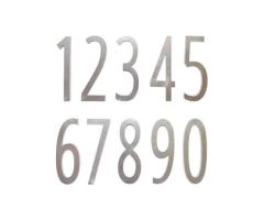 4" Stainless Steel Numbers for Custom Address Plaques – Spira Mailbox