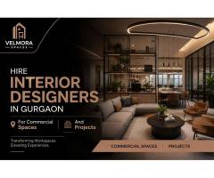 Hire interior designers in Gurgaon for commercial spaces