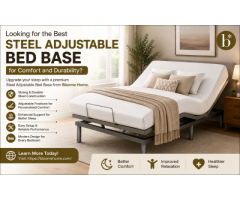 Looking for the Best Steel Adjustable Bed Base for Comfort and Durability?