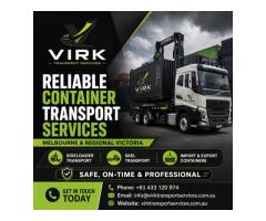 Reliable Container Transport Services in Melbourne