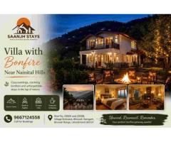 Villa with Bonfire Near Nainital Hills