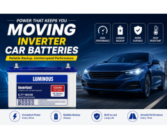 Buy Luminous Inverter Batteries in Palam | Jangra Batteries & Solar Systems LLP