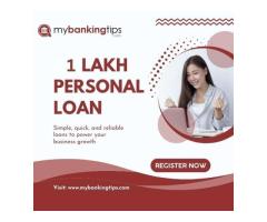 Apply Online for a 1 Lakh Personal Loan