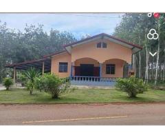 Single house with rubber plantation for 8 years, generating income of