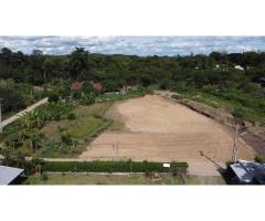 Land for sale with mountain view There is a stream of water flowing