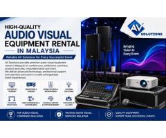 High-Quality Audio Visual Equipment Rental in Malaysia