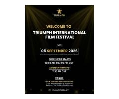 WELCOME TO TRIUMPH INTERNATIONAL FILM FESTIVAL! ✨