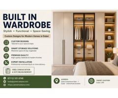 Built In Wardrobe Designs for Modern Homes in Dubai