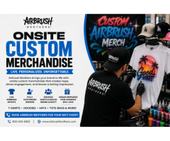 Onsite Custom Merchandise That Makes Your Event Stand Out