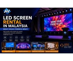 Premium LED Screen Rental in Malaysia for Events & Concerts
