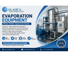 Advanced Evaporation Equipment for Efficient Processing