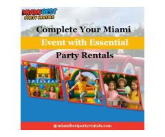 Complete Your Miami Event with Essential Party Rentals