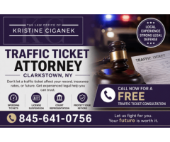 Traffic Ticket Attorney Clarkstown — Get a FREE Consultation Today