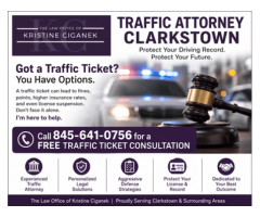 Traffic Attorney Clarkstown – Get a FREE Traffic Ticket Consultation Today