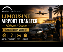 Limousine Airport Transfer Inland Empire – Travel in Luxury & Comfort