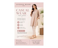 Ayesha Mukri Designs – Stylish Casual Wear for Ladies in Dubai