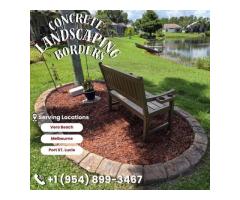 Custom Landscape Border Near Vero Beach, FL That Lasts