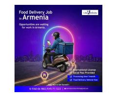 Lilac Infinity Offers Food Delivery Job Opportunities in Armenia