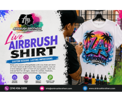 Make Your Event Memorable with Live Airbrush Shirts