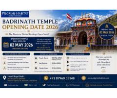 Badrinath Temple Opening Date 2026