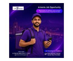 Lilac Infinity Offers Food Delivery Job Opportunities in Armenia