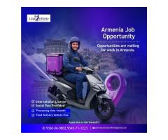 Lilac Infinity Offers Food Delivery Job Opportunities in Armenia